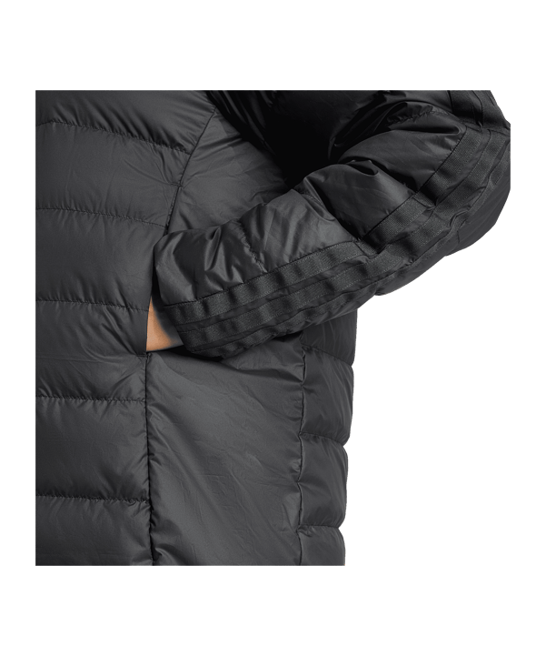 adidas Essentials 3 Stripes Parka Giacca Donna Nero - nero