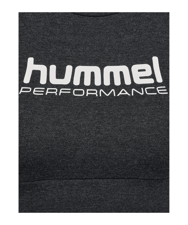 Hummel Pulse Logo Light Support Sport-BH Damen Schwarz F2508 - schwarz