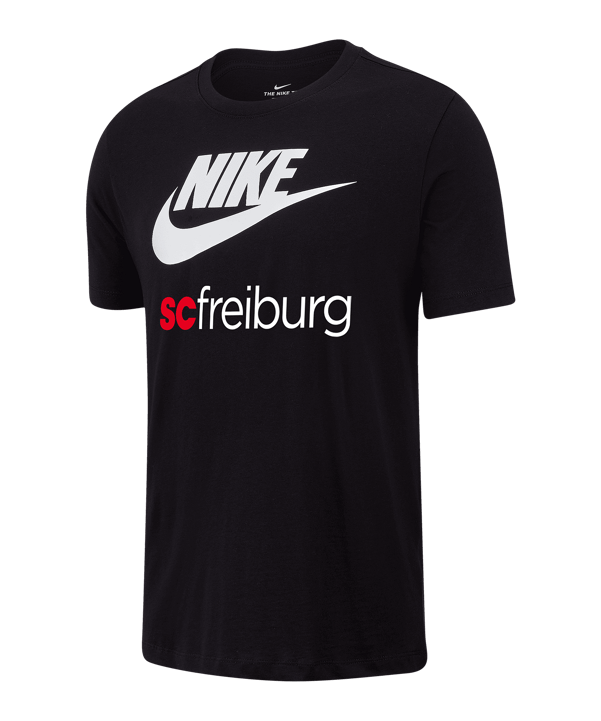 Nike SC Freiburg NSW Futura T-Shirt Schwarz F010 - schwarz
