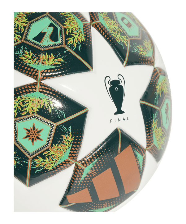 adidas UCL Final Ball München 2025 Mini Trainingsball Weiss Grün