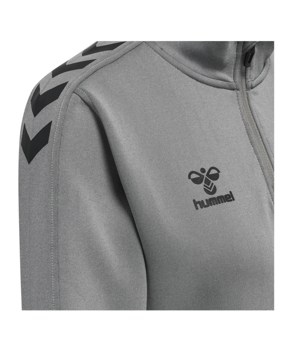 Hummel hmlCORE XK HalfZip Sweatshirt Damen F2006 - grau