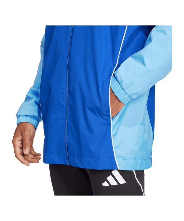 adidas Tiro 25 Competition Regenjacke Blau - blau