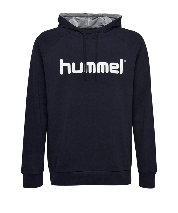Hummel Cotton Logo Hoody Blau F7026 - blau