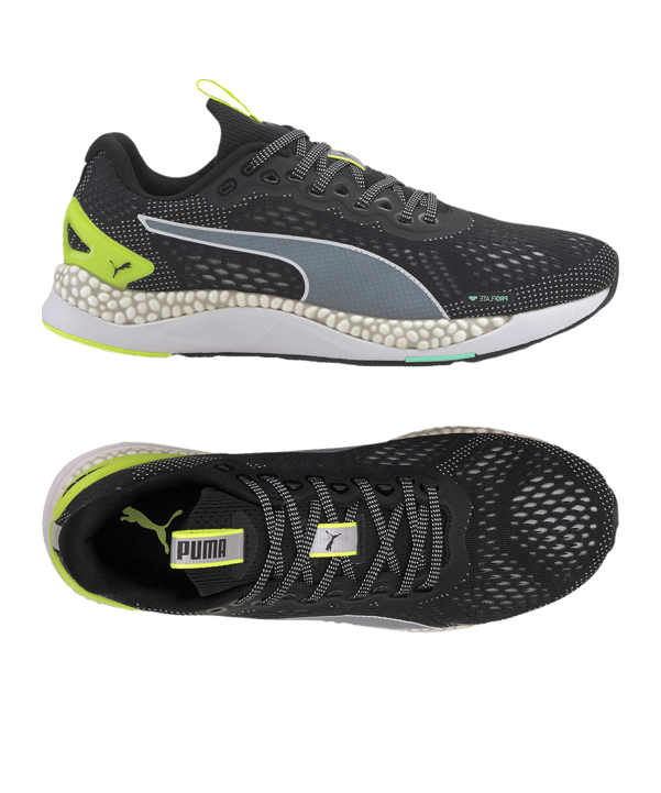 PUMA Speed 600 2 Running Schwarz Gelb F02 - schwarz