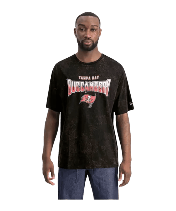 New Era Tampa Bay Buccaneers Schwarz T-Shirt Schwarz - schwarz