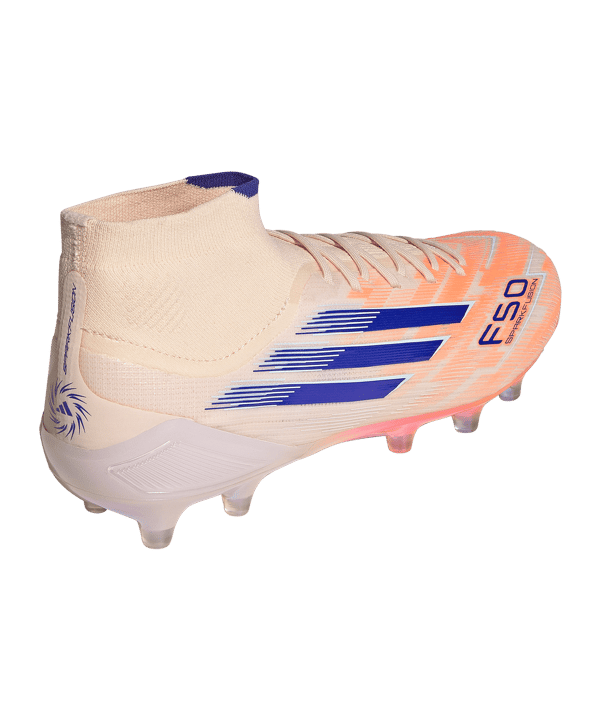 adidas F50 Sparkfusion Elite Mid FG/AG Coral Blaze Damen Orange - orange