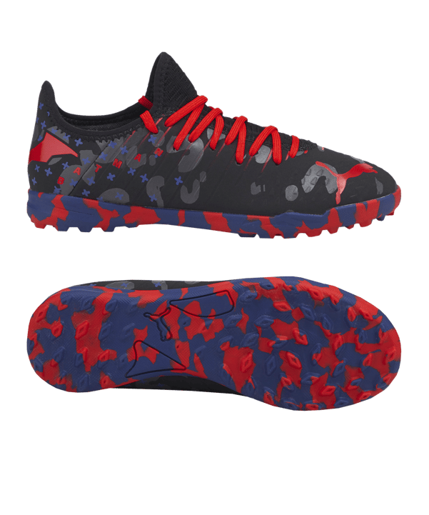 PUMA FUTURE 4.3 Batman TT Kids Schwarz Rot F01 - schwarz