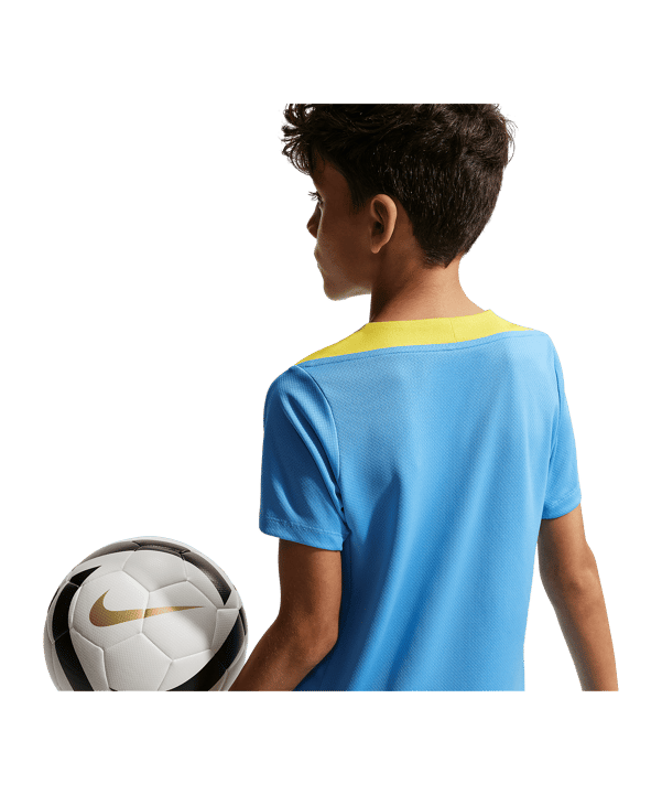 Nike FC Barcelona Strike Trainingsshirt Kids Blau F413 - blau