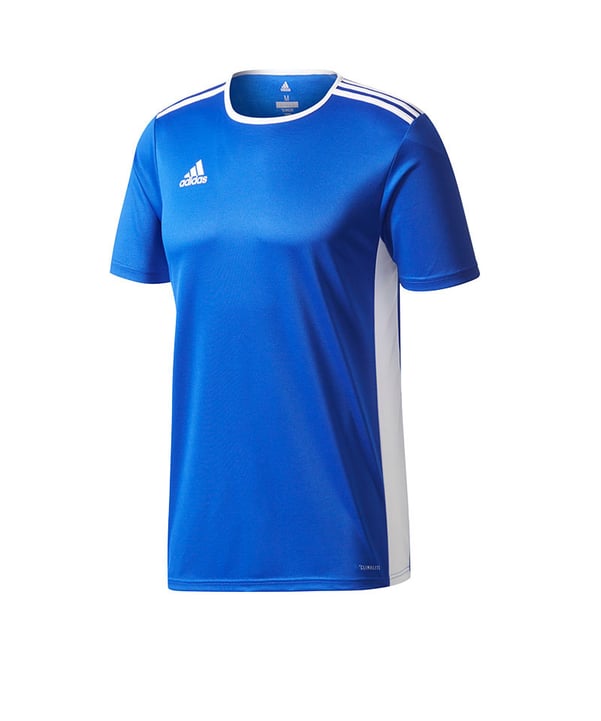 adidas Entrada 18 Trikot kurzarm Blau Weiss - blau