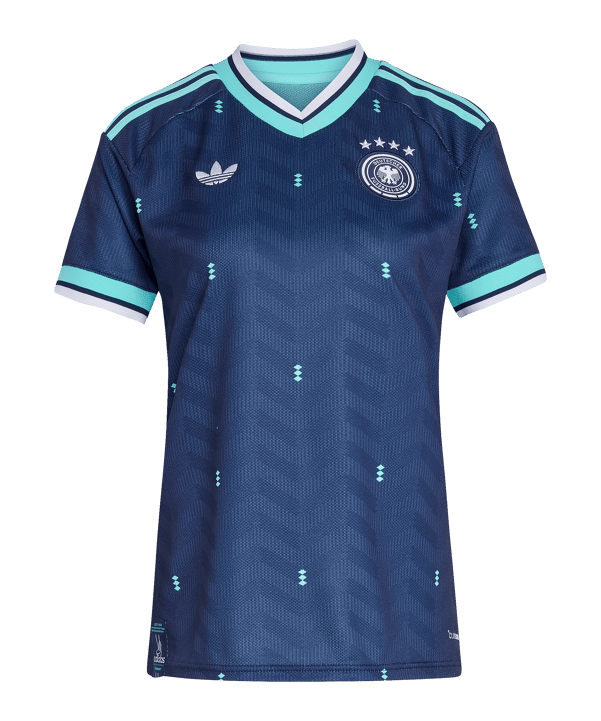 adidas DFB Deutschland Trikot Away WM 2026 Damen Blau - blau