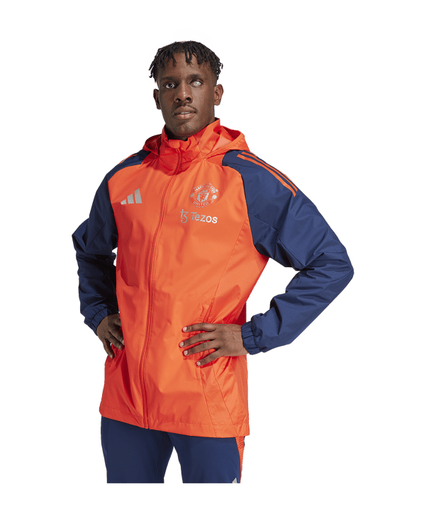 adidas Manchester United Regenjacke Rot - rot