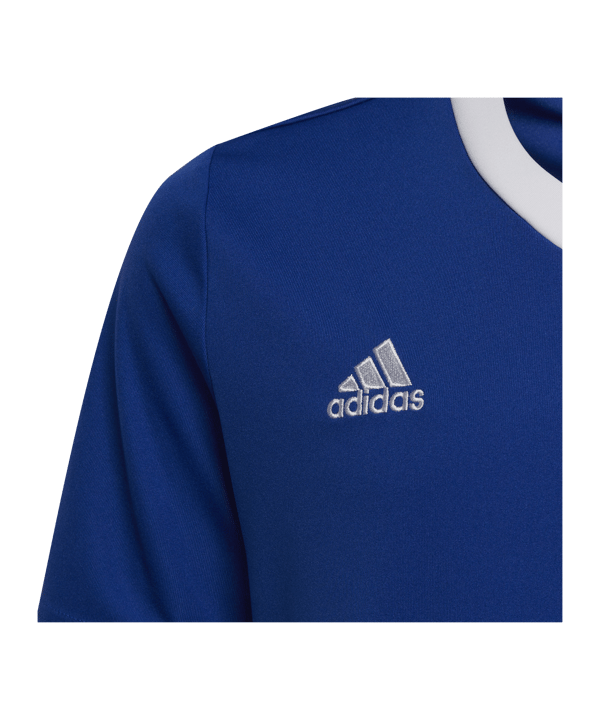 adidas Entrada 22 Trikot Kids Blau Weiss - blau