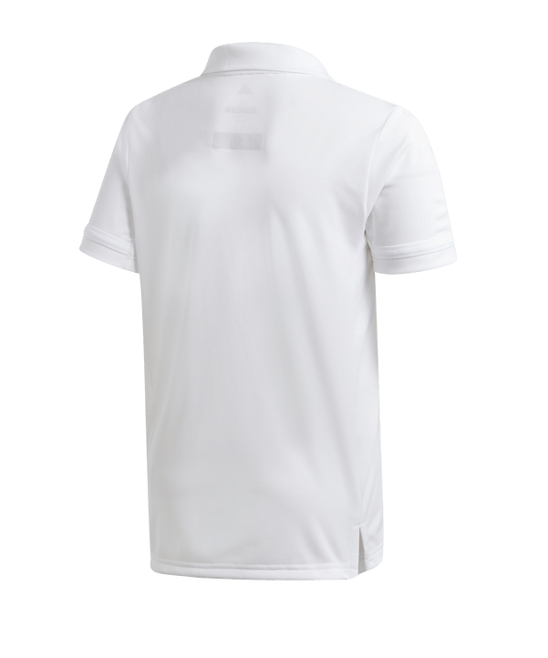 adidas Team 19 Poloshirt Kids Weiss - weiss