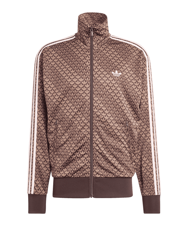 adidas Originals Firebird Loose Monogram Jacke Braun - braun