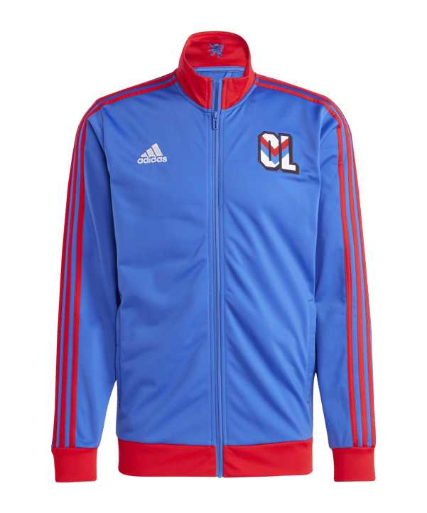 adidas Olympique Lyon DNA Trainingsjacke Blau - blau
