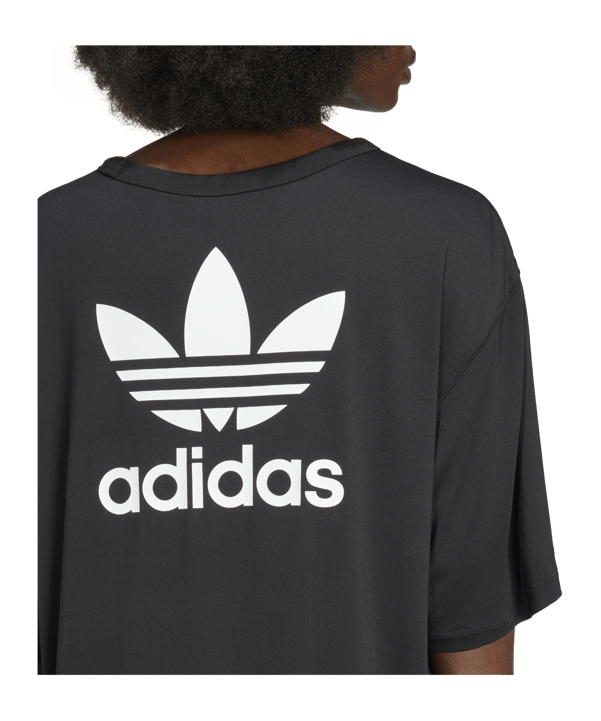 adidas Originals Trefoil T-Shirt Damen Schwarz - schwarz