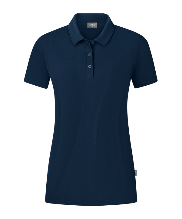 JAKO Organic Stretch Polo Shirt Damen Blau F900 - blau