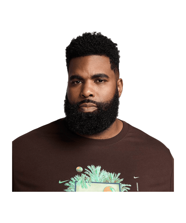 Nike Off Court Basketball T-Shirt Braun F227 - braun