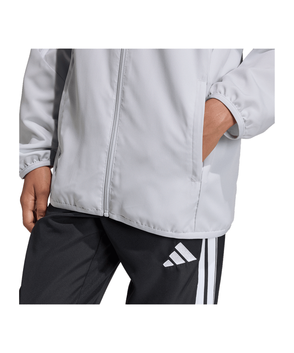 adidas Tiro 26 League Präsentationsjacke Kids Grau - grau