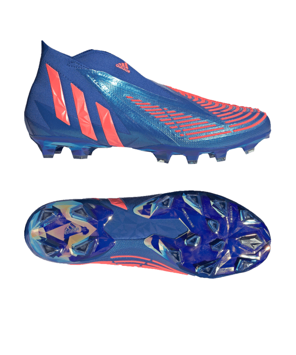 adidas Predator EDGE+ AG Sapphire Edge Blau Rot - blau