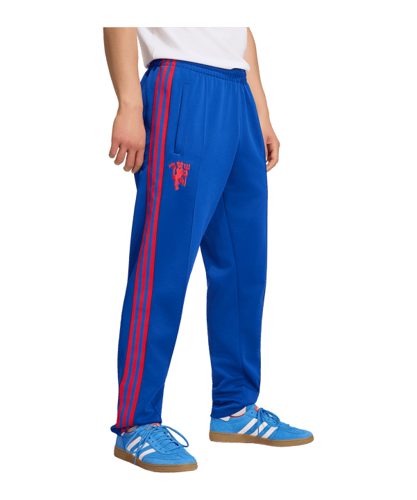 adidas Originals Manchester United Track Manguera Blu - blu