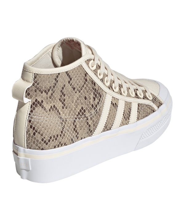 adidas Originals Nizza Platform Mid Damen Braun - weiss
