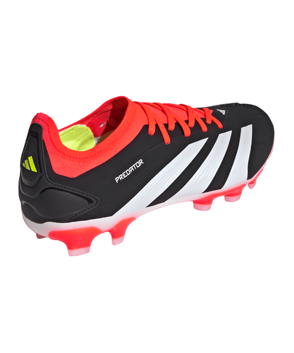 adidas Predator Pro MG Solar Energy Schwarz Weiss Rot - schwarz