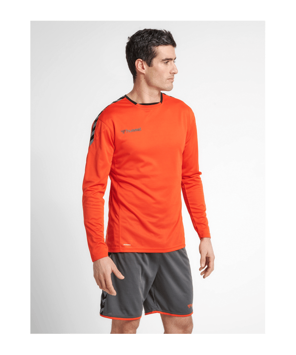Hummel hmlAUTHENTIC Poly Trikot langarm Rot F3487 - rot