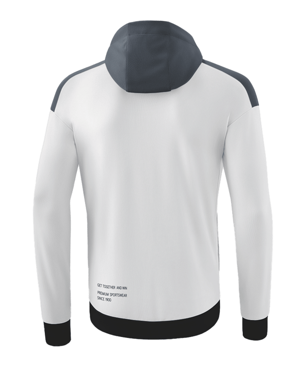 Erima Change by Kapuzenjacke Kids Weiss Grau - weiss