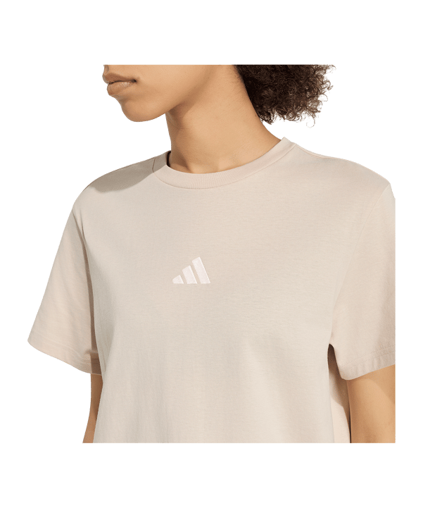 adidas Animal Loose Graphic T-Shirt Femmes Beige - beige