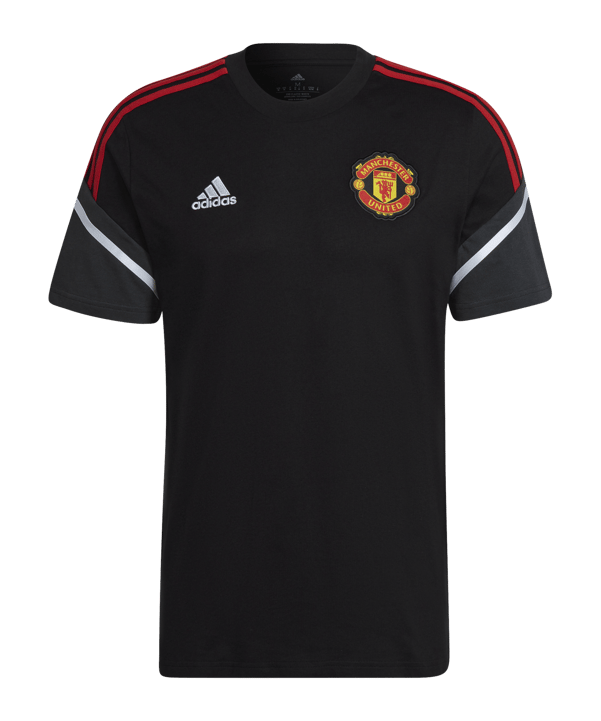 adidas Manchester United T-Shirt Schwarz - schwarz