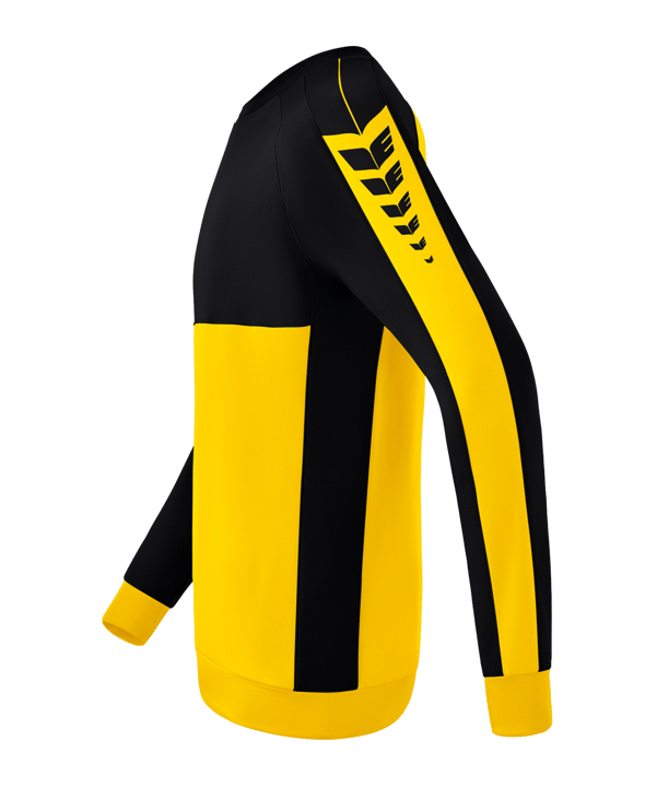 Erima Six Wings Sweatshirt Gelb Schwarz - gelb