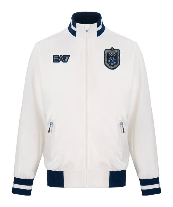 EA7 SSC Napoli Felpa Bianco - bianco