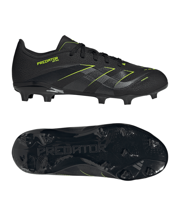 adidas Predator League FG/MG Electric Stealth Kids Schwarz - schwarz