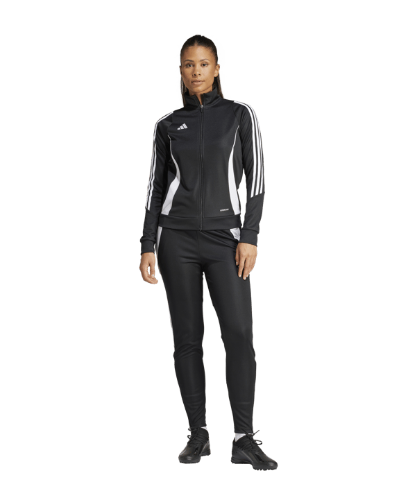 adidas Tiro 24 Trainingsjacke Damen Schwarz - schwarz
