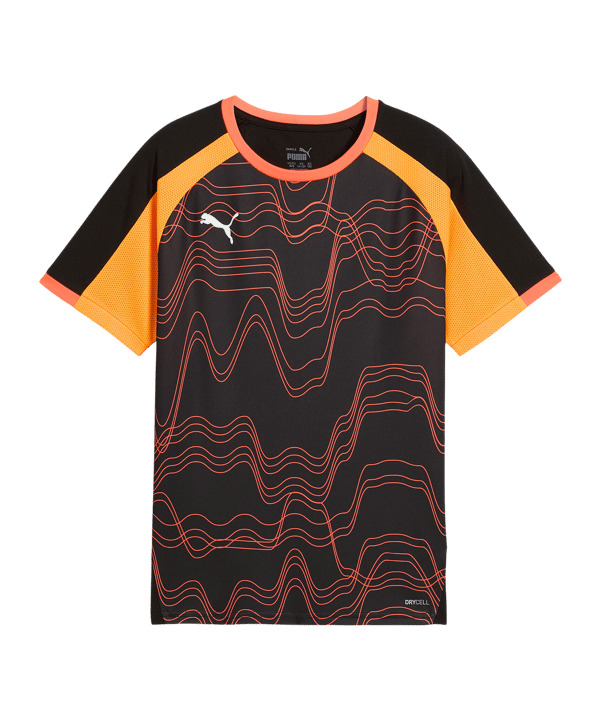 PUMA individualLIGA Graphic Trikot Kids Schwarz - schwarz