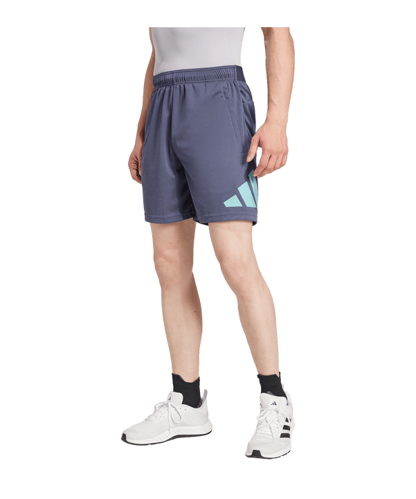 adidas Logo Short Short Blau - blau