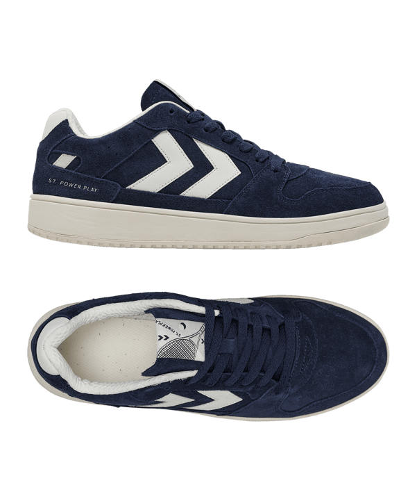 Hummel St. Power Play Suede Sneaker Blau F7003 - blau