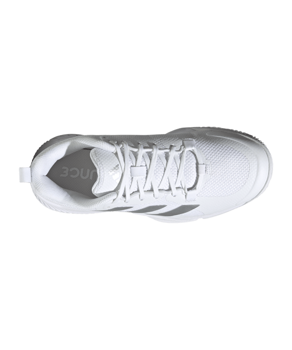 adidas Court Team Bounce 2.0 Damen Weiss Silber - weiss
