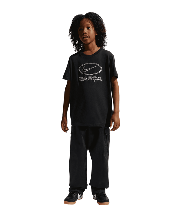 Nike FC Barcelone Swoosh T-Shirt Enfants Noir C010 - noir