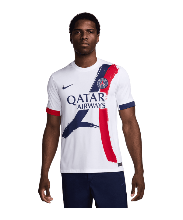 Nike Paris St. Germain Trikot Away 2024/2025 Weiss F101 - weiss