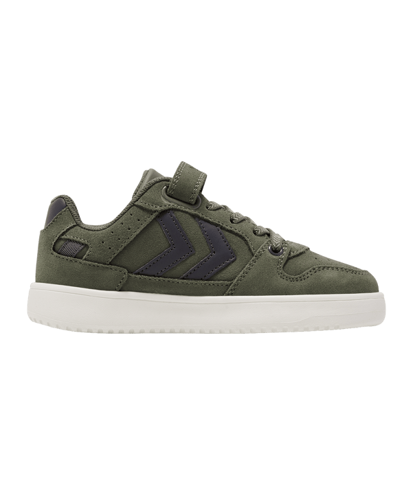 Hummel St. Power Play Suede Sneaker Kids Grün F6002 - gruen