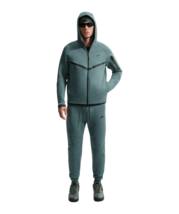 Nike Tech Fleece Jas Groen K382 - groen