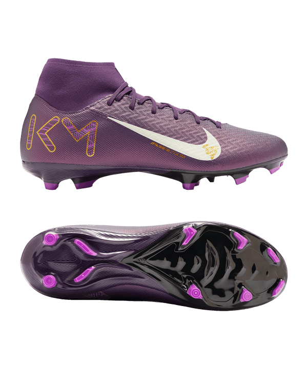 Nike Air Zoom Mercurial Superfly X Academy FG/MG Kylian Mbappe Signature Lila F500 - lila