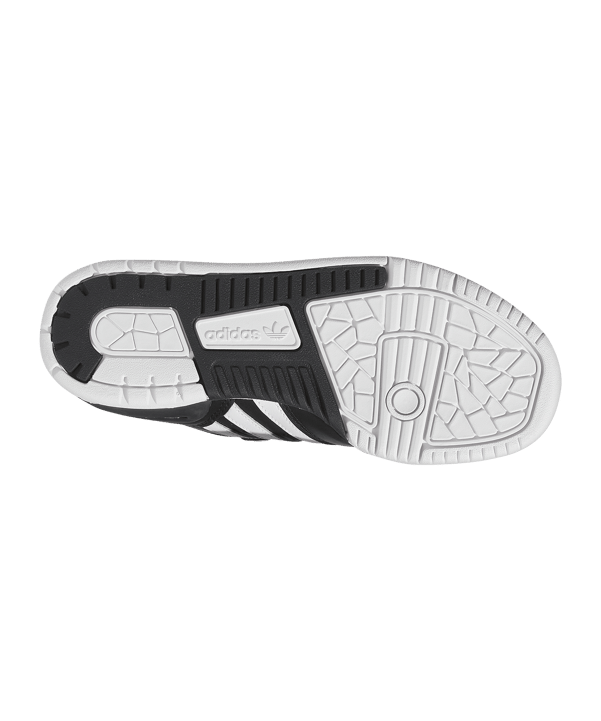 adidas Originals Rivalry Low Kids Schwarz Weiss - schwarz