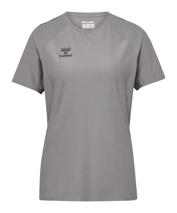 hummel Maglietta Donna Grigio C1114 - grigio