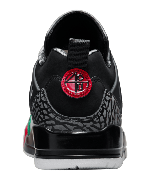 Jordan Spizike Low Schwarz F060 - schwarz