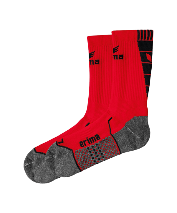 Erima Short Socks Trainingssocken Rot Schwarz - rot