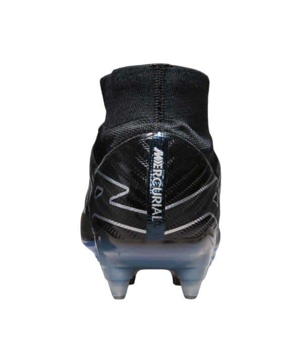 Nike Air Zoom Mercurial Superfly IX Elite SG-Pro AC Shadow Schwarz Silber Blau F040 - schwarz
