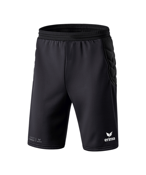 Erima Torwartshort Hose kurz Schwarz - schwarz